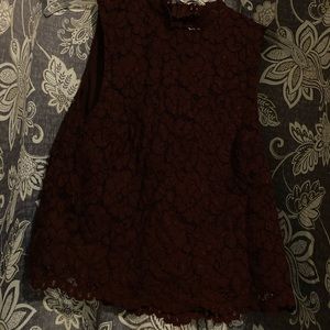 Burgundy Blouse